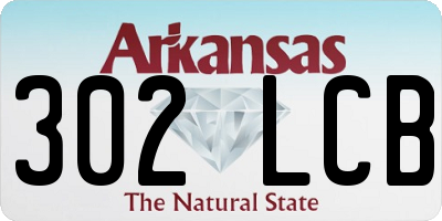 AR license plate 302LCB