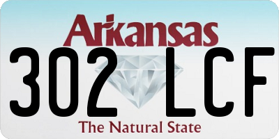 AR license plate 302LCF