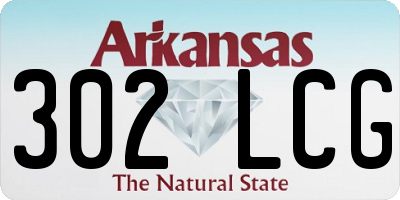 AR license plate 302LCG