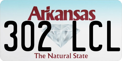 AR license plate 302LCL