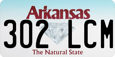AR license plate 302LCM