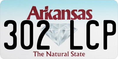 AR license plate 302LCP