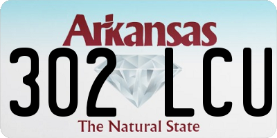 AR license plate 302LCU