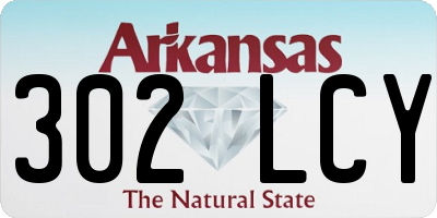 AR license plate 302LCY