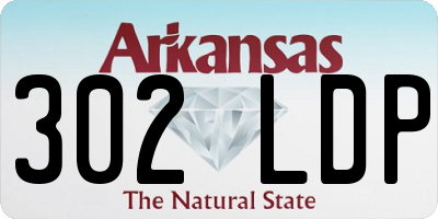 AR license plate 302LDP