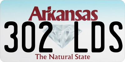 AR license plate 302LDS