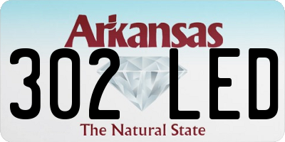 AR license plate 302LED
