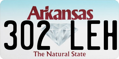 AR license plate 302LEH