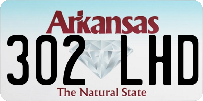 AR license plate 302LHD