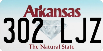 AR license plate 302LJZ