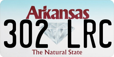 AR license plate 302LRC