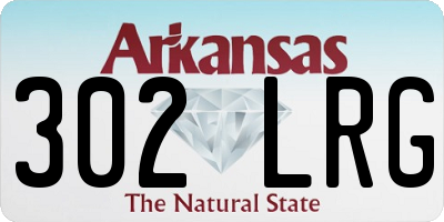 AR license plate 302LRG