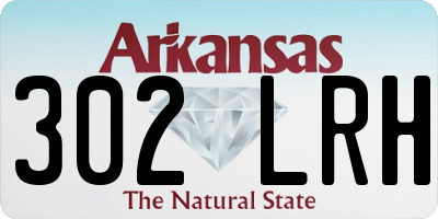 AR license plate 302LRH