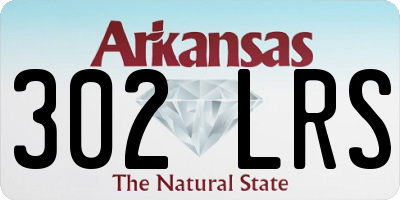 AR license plate 302LRS