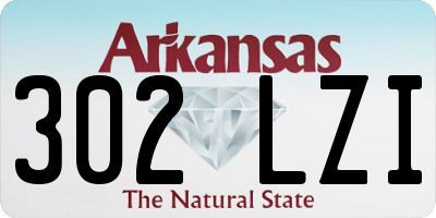 AR license plate 302LZI