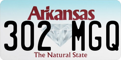 AR license plate 302MGQ