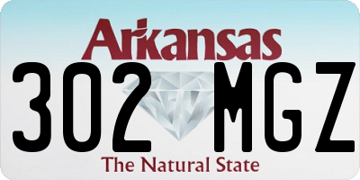 AR license plate 302MGZ