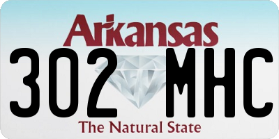AR license plate 302MHC