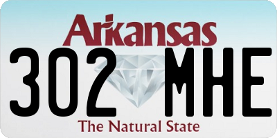 AR license plate 302MHE