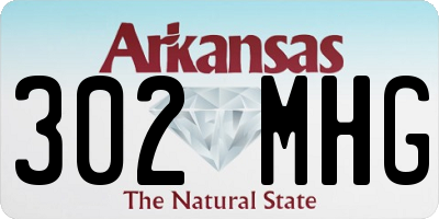 AR license plate 302MHG