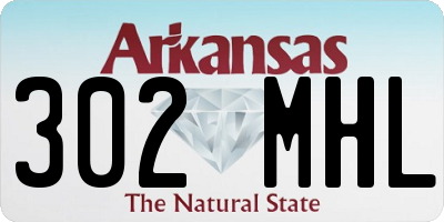 AR license plate 302MHL