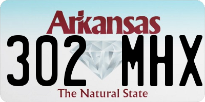 AR license plate 302MHX