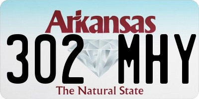 AR license plate 302MHY