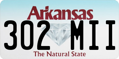 AR license plate 302MII