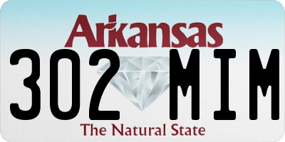 AR license plate 302MIM