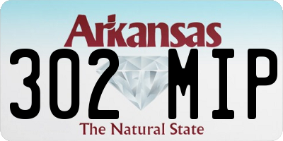 AR license plate 302MIP