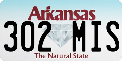 AR license plate 302MIS