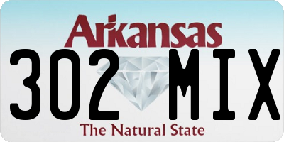 AR license plate 302MIX