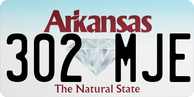 AR license plate 302MJE