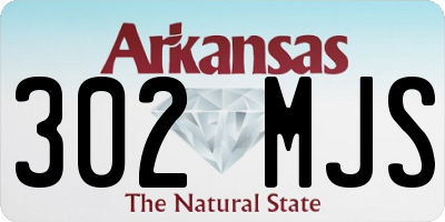 AR license plate 302MJS
