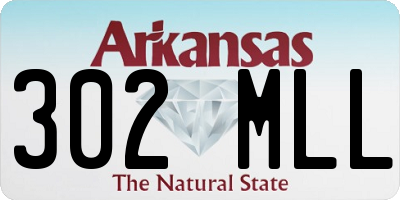 AR license plate 302MLL