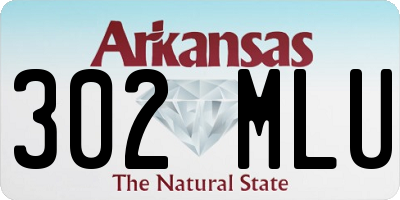 AR license plate 302MLU