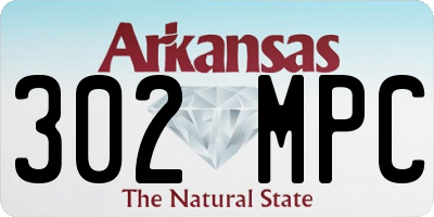 AR license plate 302MPC