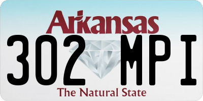 AR license plate 302MPI