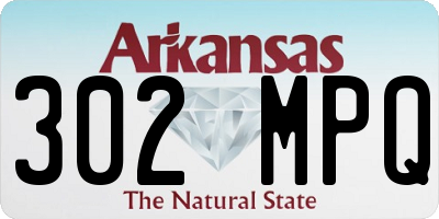 AR license plate 302MPQ