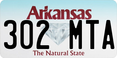 AR license plate 302MTA