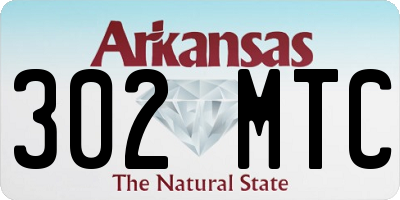 AR license plate 302MTC