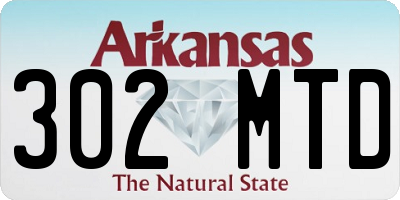 AR license plate 302MTD