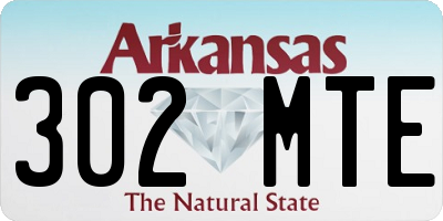 AR license plate 302MTE
