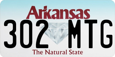 AR license plate 302MTG