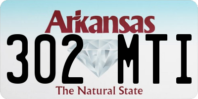 AR license plate 302MTI