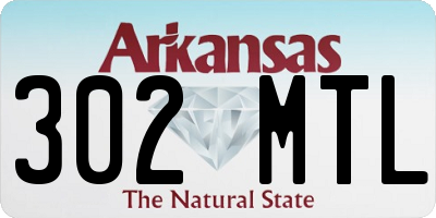 AR license plate 302MTL