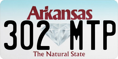 AR license plate 302MTP