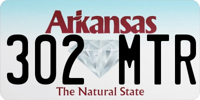 AR license plate 302MTR