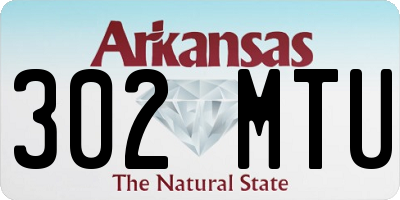 AR license plate 302MTU