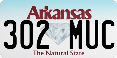 AR license plate 302MUC